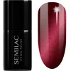 Image de Semilac UV Hybrid Silk Effect vernis à ongles gel lampe UV/LED teinte 467 Red Candle Flash 7 ml