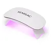 Image de Semilac Travel Lampe UV LED 6W   Mini lampe à ongles pliable avec minuteur 60/90 secondes   Compacte et portable   Connexion USB-C