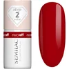 Image de Semilac Easy Off Step 2 vernis à ongles gel lampe UV/LED teinte The Red Core 7 ml