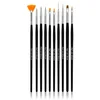 Image de NEONAIL Nail Art Brushes kit de pinceaux ongles 10 pcs