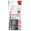 Image de Eveline Cosmetics Super-dry 5-en-1 Durcisseur et Sécheur Multifonctionnel, Filtre UV, Huile d'Amande Douce