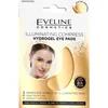 Image de Eveline Cosmetics Gold Illuminating Compress masque hydrogel contour des yeux à l'extrait de bave d'escargot 2 pcs