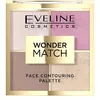Image de Eveline Contour Palette Wonder Match 4 en 1 pour le contour du visage avec blush, bronzer, surligneur et poudre, végétalien