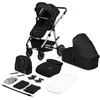 Image de LIONELO Amber 2 in 1 poussette multifonctionnellle, landau, ensemble poussette avec siège sport et nacelle fixe, sac, moustiquaire, couvrir, feuille de pluie