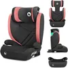 Image de LIONELO HUGO I-SIZE Rehausseur Voiture Enfant Siège Auto Groupe 2 3, de 100 à 150 cm Montage ISOFIX Appui-tête Réglable Memory Foam Protection Latérale Accoudoirs (PINK BABY)