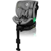 Image de LIONELO Harmony I-SIZE Siège auto pivotant à 360° pour enfants de 40 à 150 cm, montage avec ISOFIX + pied stabilisateur, appuie-tête et dossier réglables, insert de réduction Dri-Seat (Grey Concrete)