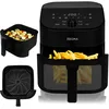 Image de Zeegma Knapper Chef - Friteuse Sans Huile, 6,5 L - Cuisine Saine avec 10 Programmes Automatiques, Puissance 1600W, Chauffage en 60s, Nettoyage Facile, Sécurité Maximale, Écran Tactile LCD