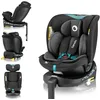 Image de LIONELO NAVY i-Size 360o Siège auto pivotant pour enfants 40 150 cm, groupe 0+1 2 3, installation ISOFIX à l’avant et à l’arrière et support stabilisateur, Dri-Seat (Turquoise)