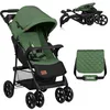 Image de LIONELO Emma Buggy - Léger, Facile à Plier, Dossier et Repose-Pieds Réglables Jusqu'à LIGPOSITION, Sac à Langer + Grand Panier de Rangement pour Enfants 6-36 Mois, Amortisseurs de Chocs