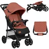 Image de LIONELO Emma Buggy - Léger, Facile à Plier, Dossier et Repose-Pieds Réglables Jusqu'à LIGPOSITION, Sac à Langer + Grand Panier de Rangement pour Enfants 6-36 Mois, Amortisseurs de Chocs
