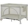 Image de LIONELO LAURA 2en1 Lit de Voyage jusqu'à 15 kg Parc bébé de 0 à 36 mois Entrée latérale Matelas en Mousse T25, 2 Niveaux Hauteur, Sac de Voyage, Roues avec Frein (BEIGE SAND) (Grey) (Beige)