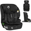 Image de LIONELO LEVI FIX I-SIZE Siège auto pour enfants 76-150 cm jusqu'à 18 kg, groupe 1 2 3, appuie-tête réglable en 10 positions, fixation ISOFIX et sangle Top Tether, R129 i-Size (Black)