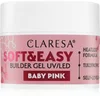Image de Claresa Soft&Easy Builder Gel base de vernis en gel ongles teinte Baby Pink 12 g