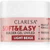 Image de Claresa Soft&Easy Builder Gel base de vernis en gel ongles teinte Light Beige 45 g