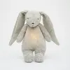 Image de Peluche lapin nature bio avec sons & lumières Gris