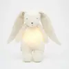 Image de Peluche lapin nature bio avec sons & lumières Blanc Polaire