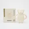 Image de Jouet de dentition ourson en caoutchouc naturel Blanc Polaire