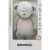 Image de Moonie Bear 2.0 Organic Silver doudou avec mélodie 1 pcs