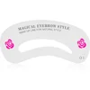 Image de Lash Brow Eyebrow Stencil pochoirs sourcils 24 pcs