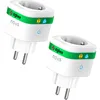 Image de NOUS A7Z Prise Connectée ZigBee avec Suivi Énergie, 16A, Contrôle Vocal & via App, Programmation & Minuterie, Compatible Alexa, Google Home, Home Assistant, Tuya, Hub ZigBee Requis, 2 Pack