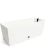 Image de Jardinière rectangulaire 72 litres avec arrosage automatique blanc 80 x 33 x 32 cm