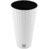 Image de Marmite Rato de 15,5 litres avec insert 25 x 25 x 47,6 cm en blanc