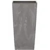 Image de 16,3 L Prosperplast Urbi Square Effect pot haut en plastique 16,3 L avec réservoir en gris clair, 42 (H) x 22 (L) x 22 (P) cms