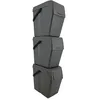 Image de Prosperplast Set 3 poubelles de recyclage avec capacité de 75 litres en gris