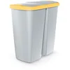 Image de KEDEN Poubelle avec 2 couvercles indépendants 45L Compacta Q duo 48X28X51 cm