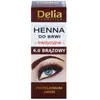 Image de Delia Cosmetics Henna teinture sourcils teinte 4.0 Brown 2 g + 2 ml