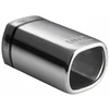 Image de Ulter Sport Embout d'échappement - Rectangle 80x65mm - Longueur 120mm - Montage 40-55mm - Inoxydable