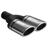 Image de Ulter Sport Embout d'échappement - Ovale Double 95x65mm Incliné - Longueur 200mm (sans silencieux) - Montage ->50mm - Inoxydable