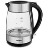 Image de Zelmer ZCK8011 Bouilloire en verre avec LED, capacité 1,7 l, puissance 2200 W, culot 360 degrés, sans fil, arrêt automatique, protection contre la marche à sec, sans BPA, acier inoxydable