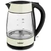 Image de Zelmer ZCK8011I Bouilloire en verre avec LED, capacité 1,7 l, puissance 2200 W, socle à 360 degrés, sans fil, arrêt automatique, protection contre la marche à sec, crème sans BPA