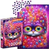 Image de Puzzle de 1000 pièces pour adultes   Chat psychédélique surréaliste   Finition mate antireflet, 68,6 x 48,3 cm, puzzle stimulant et cadeau unique pour femmes et amateurs de puzzle | Profitez