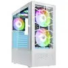 Image de Tour midi Kolink Kolink Observatory MX Glass ARGB Midi Tower Case - White Boîtier, Boîtier gaming, Boîtier PC blanc