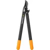 Image de Fiskars Coupe-branches à lames franches pour bois vert, Système à crémaillère PowerGear II, Diamètre de coupe: 2,8 cm, Lames en acier trempé avec revêtement antiadhésif, Longueur: 56 cm