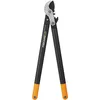 Image de Fiskars Coupe-branches à enclume pour bois sec et dur, Système à crémaillère PowerGear II, Diamètre de coupe: 5 cm, Lames en acier trempé avec revêtement antiadhésif, Longueur: 69 cm, L77, 1000583
