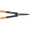 Image de Fiskars Cisaille à haie à crémaillère PowerGear II, Revêtement antiadhésif, Lames en acier inoxydable, Longueur: 57 cm, Noir/Orange, HS72, 1000596