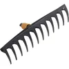 Image de Fiskars Râteau universel à 12 dents, Tête d'outil QuikFit, Largeur: 41 cm, Plastique renforcé de fibre de verre, Noir/Orange, QuikFit, 1000643