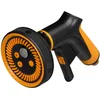 Image de Fiskars Pistolet Pulvérisateur Multi, 5 Jets, Débit réglable en continu, avec Contrôle Gâchette à l'Avant et verrouillage marche/arrêt, SoftGrip, Taille universelle, noir/orange, 1065482