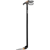 Image de Fiskars Cisaille à gazon longue portée, Mécanisme Anti-bourrage Servo-System, Longueur: 100 cm, Lames en Acier/poignée et Manche en Plastique renforcé de fibre de Verre, Noir, GS46, 1000590