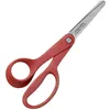 Image de Fiskars Ciseaux enfant pour gauchers, + 8 ans, Longueur totale: 13 cm, Lames en acier inoxydable/Poignées en plastique, Rouge, Classic, 1005169