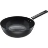 Image de Fiskars Wok, Hard Face, Diamètre 28 cm, Contenance : 4,5 litres, Tous Types de Feux, Revêtement Anti-Adhésif, Résistant aux Rayures, Aluminium/Plastique, Noir, 1075523