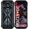 Image de DOOGEE S118 Telephone Portable Incassable 2024, 20Go + 512Go Smartphone Incassable Helio G99 Android 14, 10800mAh/33W, 120GHz 6.58" FHD+, 50MP+12MP Version Nuit Antichoc, IP68/ IP69K/ 4G Dual SIM/NFC