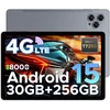 Image de DOOGEE Tab G6 Tablette 11 pouces Android 15, 30 Go + 256 Go/2 To, 8000 mAh, 4G LTE, double haut-parleur, Widevine L1, Face ID, Bluetooth 5.0, Wi-Fi 5G, GPS - Gris