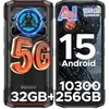 Image de DOOGE Blade 20 Play Telephone Portable Incassable,32GB+256GB,10300mAh/33W,Smartphone Incassable Dimensity 7050,125dB Speakers, Effet Lumière LED,Smartphone Android 15,Caméra 50MP/WIFI6/NFC/Face ID