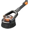Image de WORX - Brosse rotative à poils durs pour nettoyeur haute pression Hydroshot WG620E, WG625E, WG630E et WG633E - Idéale pour les surfaces dures - WA1821