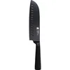 Image de Bergner Noir Lame couteau Santoku, Noir, 17.5 cm