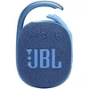 Image de JBL Clip 4, Enceinte Bluetooth portable, étanche à l'eau et à la poussière, Mousqueton intégré, Autonomie 10h, Bleue